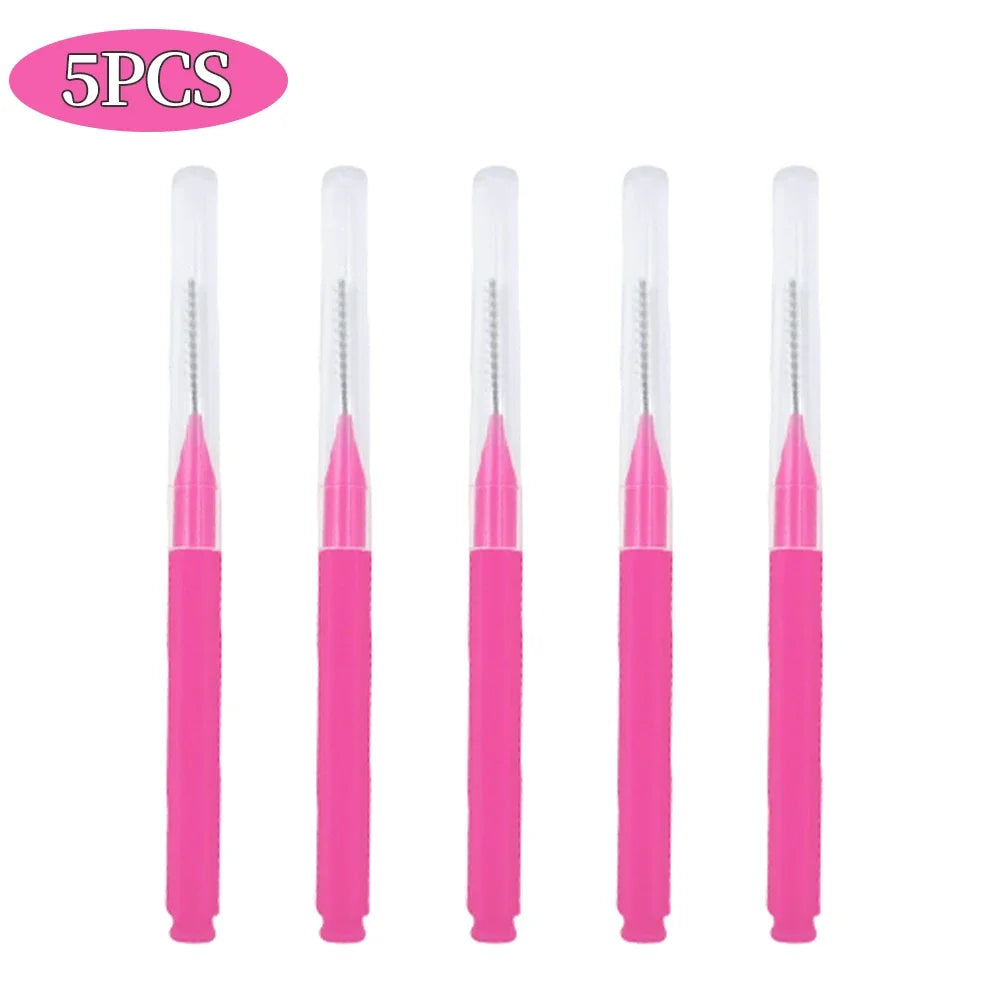 5/10/50pcs Mini Disposable Brow & Lash Brushes