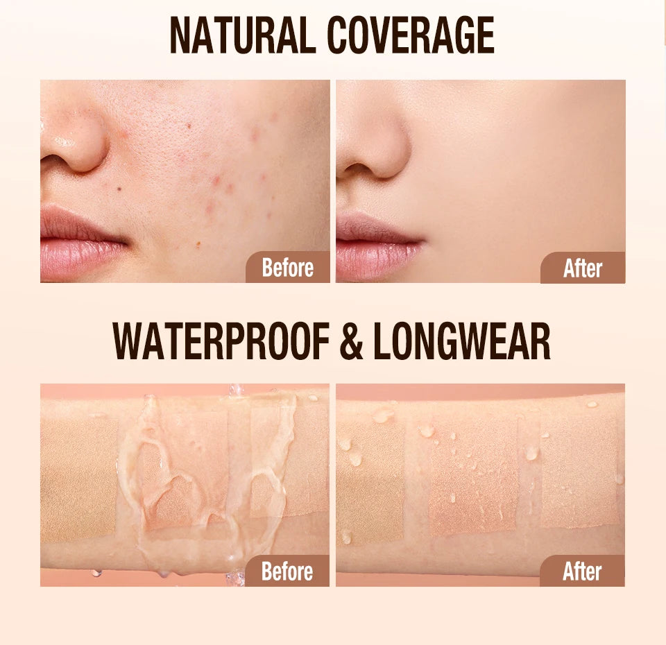 O.TWO.O Liquid Foundation Cream – SPF30, 30ml