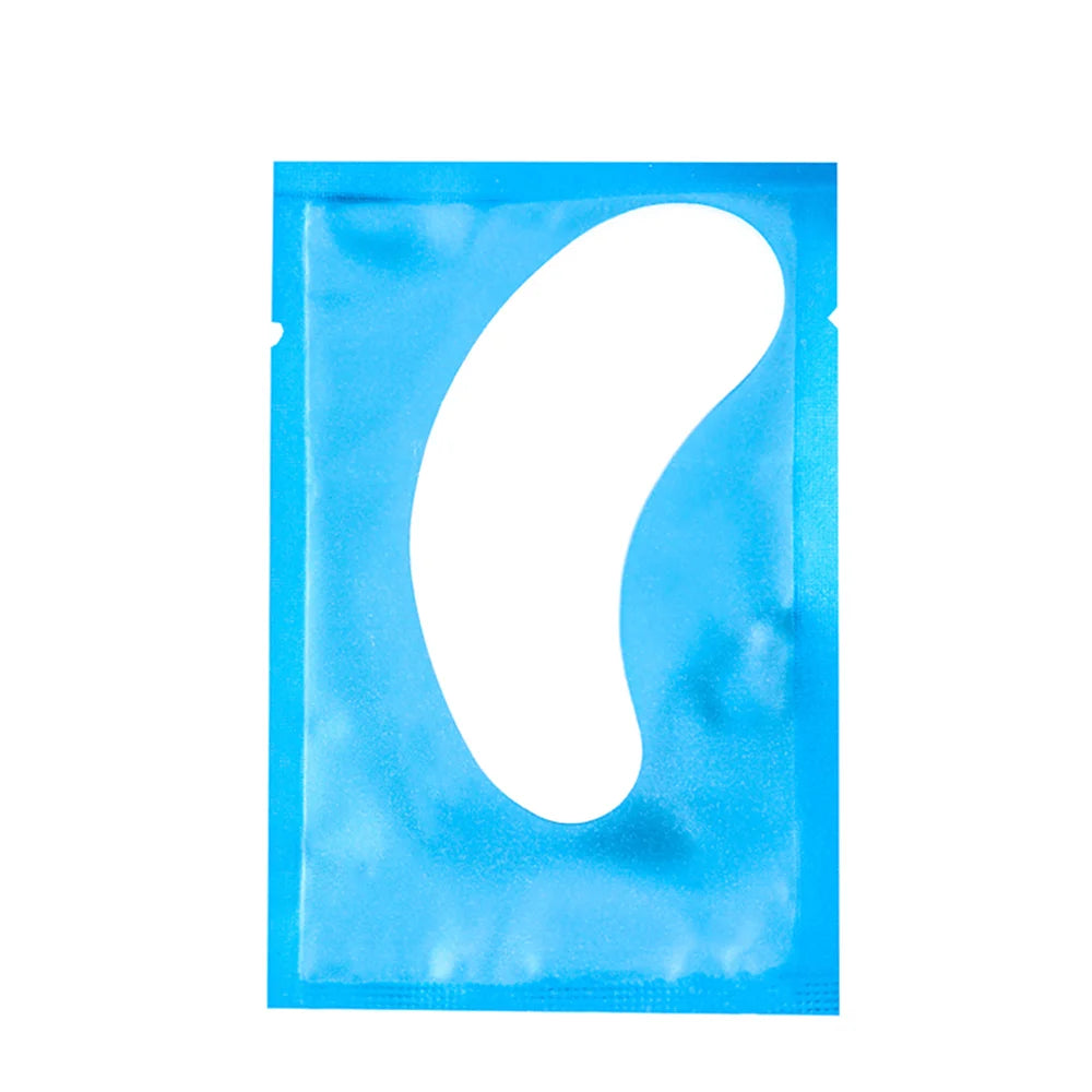 50 Pairs Hydrogel Under-Eye Pads for Eyelash Extensions – Lint-Free Patches