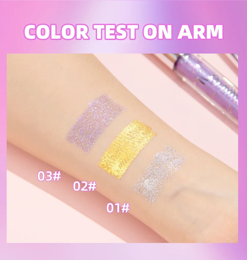 Diamond Purple Glitter Mascara – Shimmer, Curling & Long-Lasting