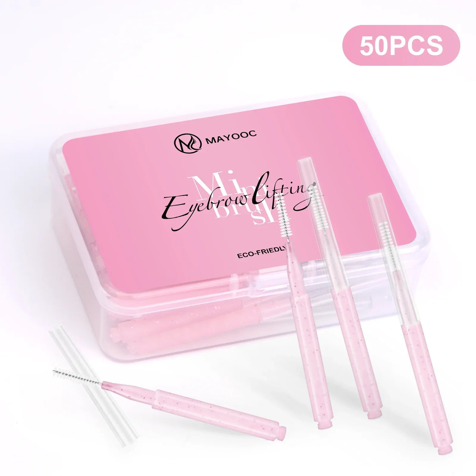 5/10/50pcs Mini Disposable Brow & Lash Brushes