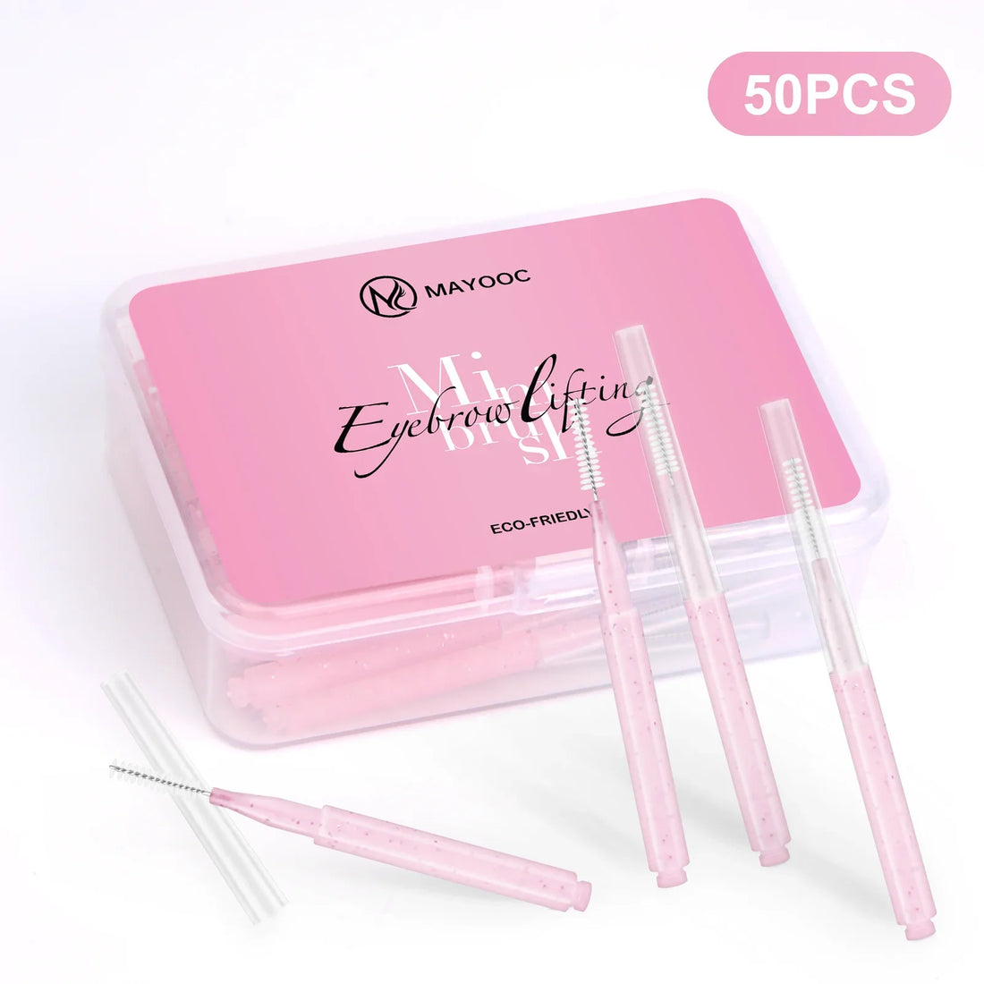 5/10/50pcs Mini Disposable Brow & Lash Brushes
