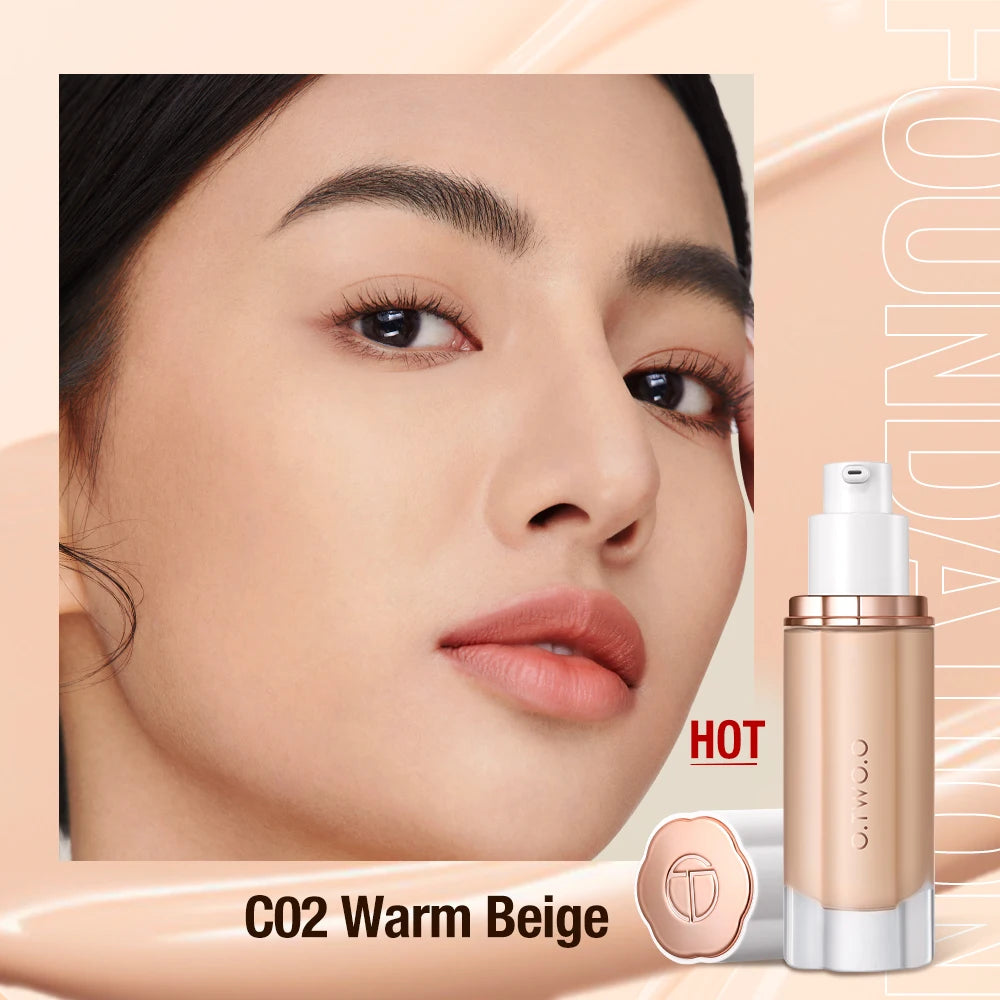 O.TWO.O Liquid Foundation Cream – SPF30, 30ml