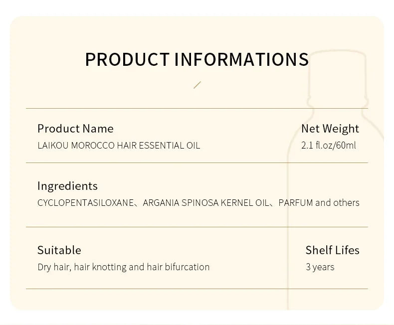 Argan Essence Hair Oil – Smooth, Nourish & Repair
