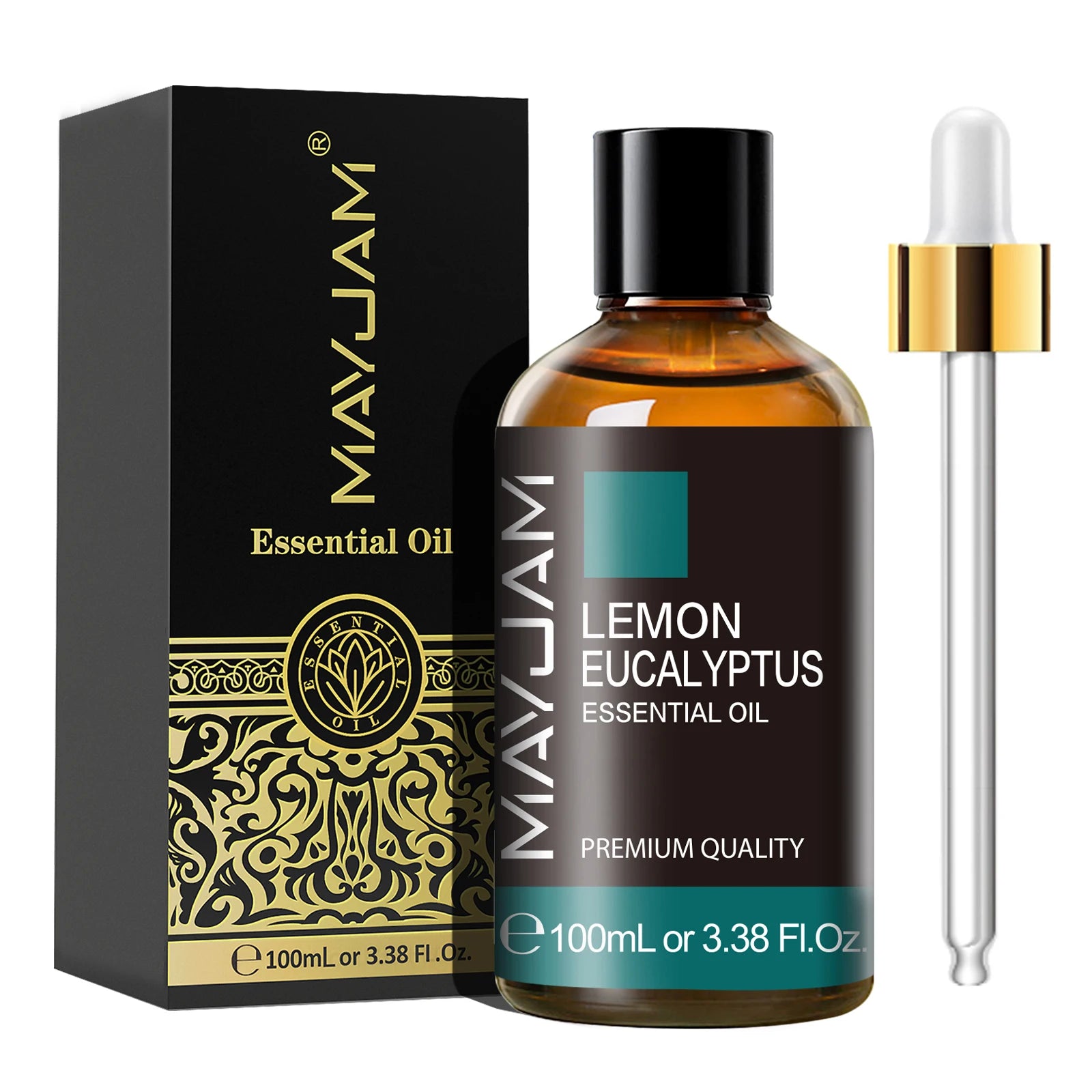 MAYJAM 100ML Essential Oil with Dropper – Sandalwood, Lavender, Eucalyptus, Vanilla
