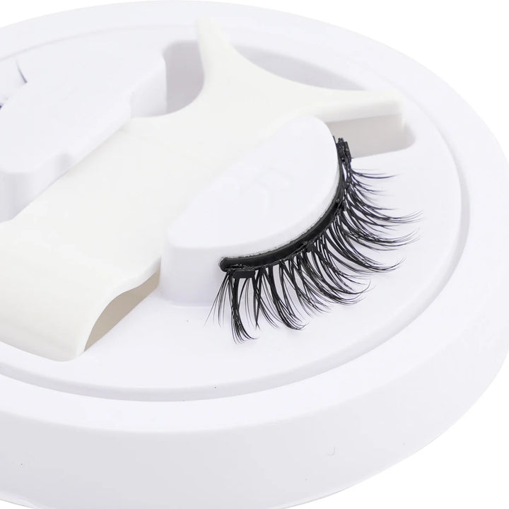 Magnetic Eyelashes & Tweezers Set – Fluffy Faux Mink, Reusable Pair
