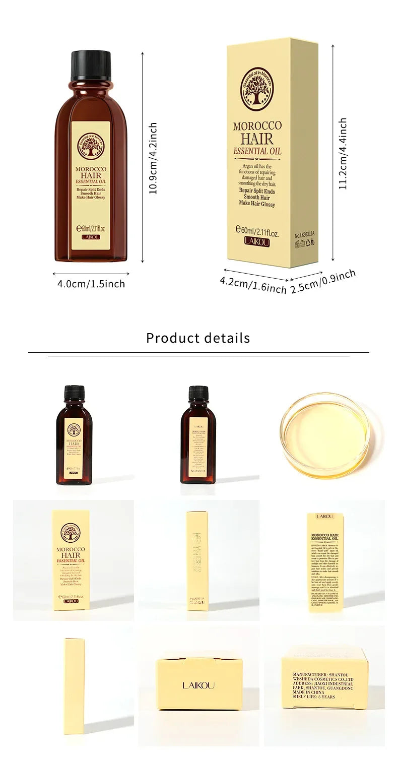 Argan Essence Hair Oil – Smooth, Nourish & Repair