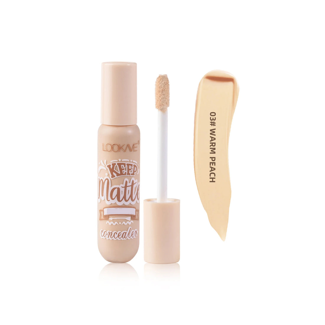 6-Color Liquid Concealer Stick – Full Coverage & Matte Finish Foundation