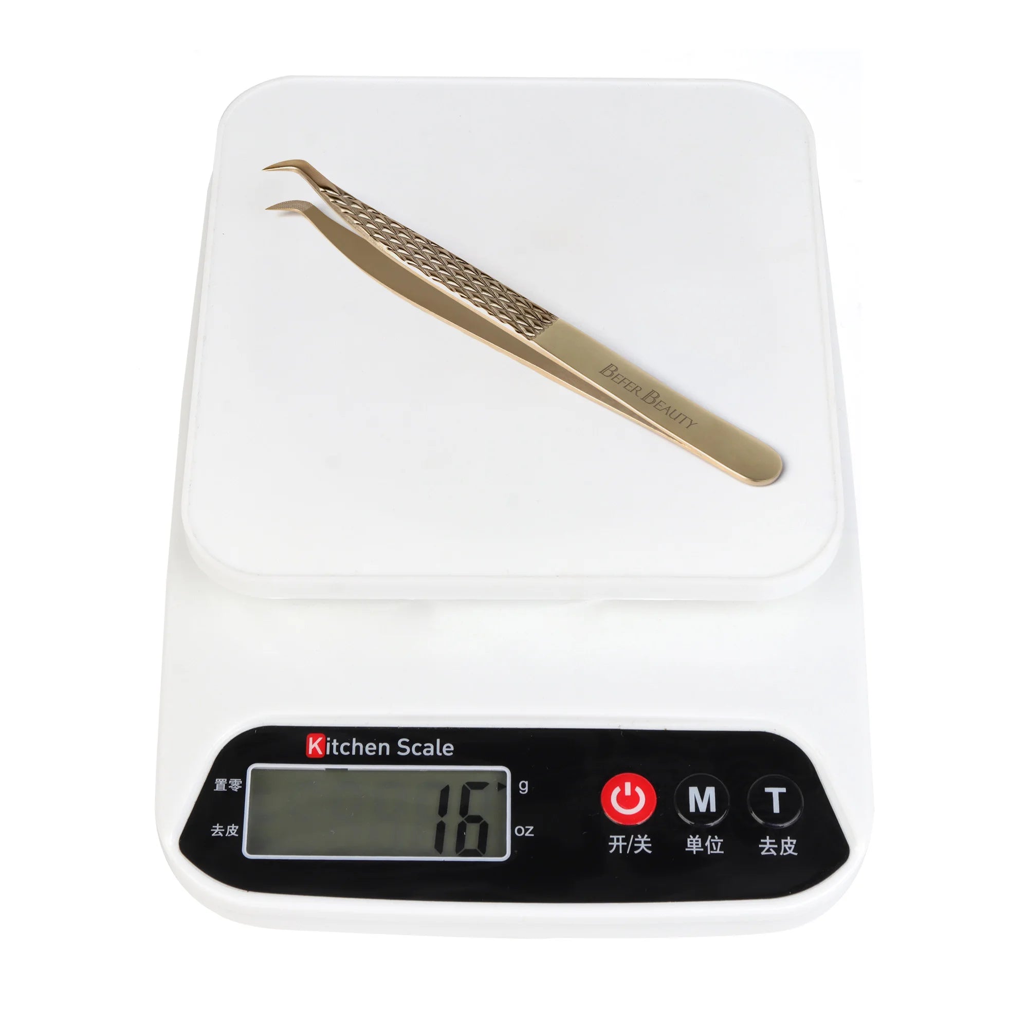 Anti-Static Stainless Steel Eyelash Extension Tweezers