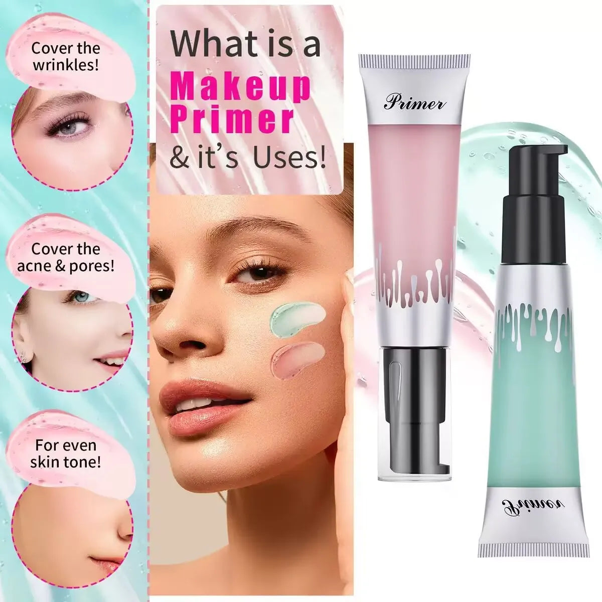 24ml Power Grip Primer – Hydrating Gel-Based Makeup Base