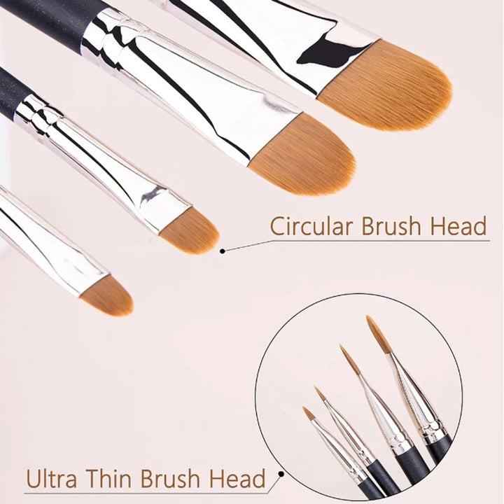 Ultra-Thin Flat Round Foundation & Concealer Brush