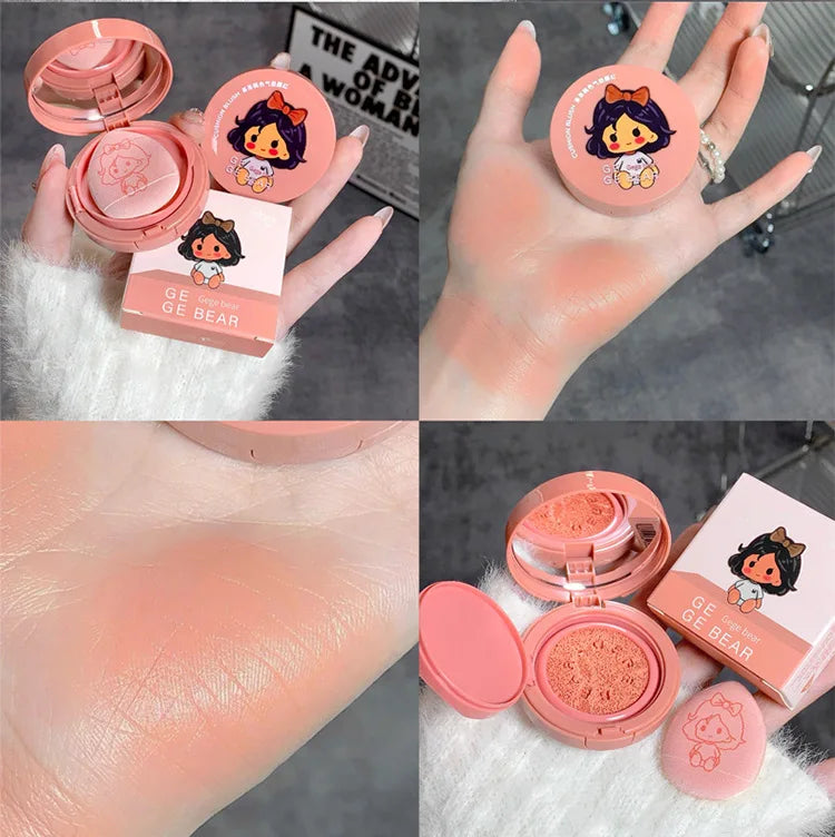 Gege Bear Cushion Blush – Long Lasting, Blendable