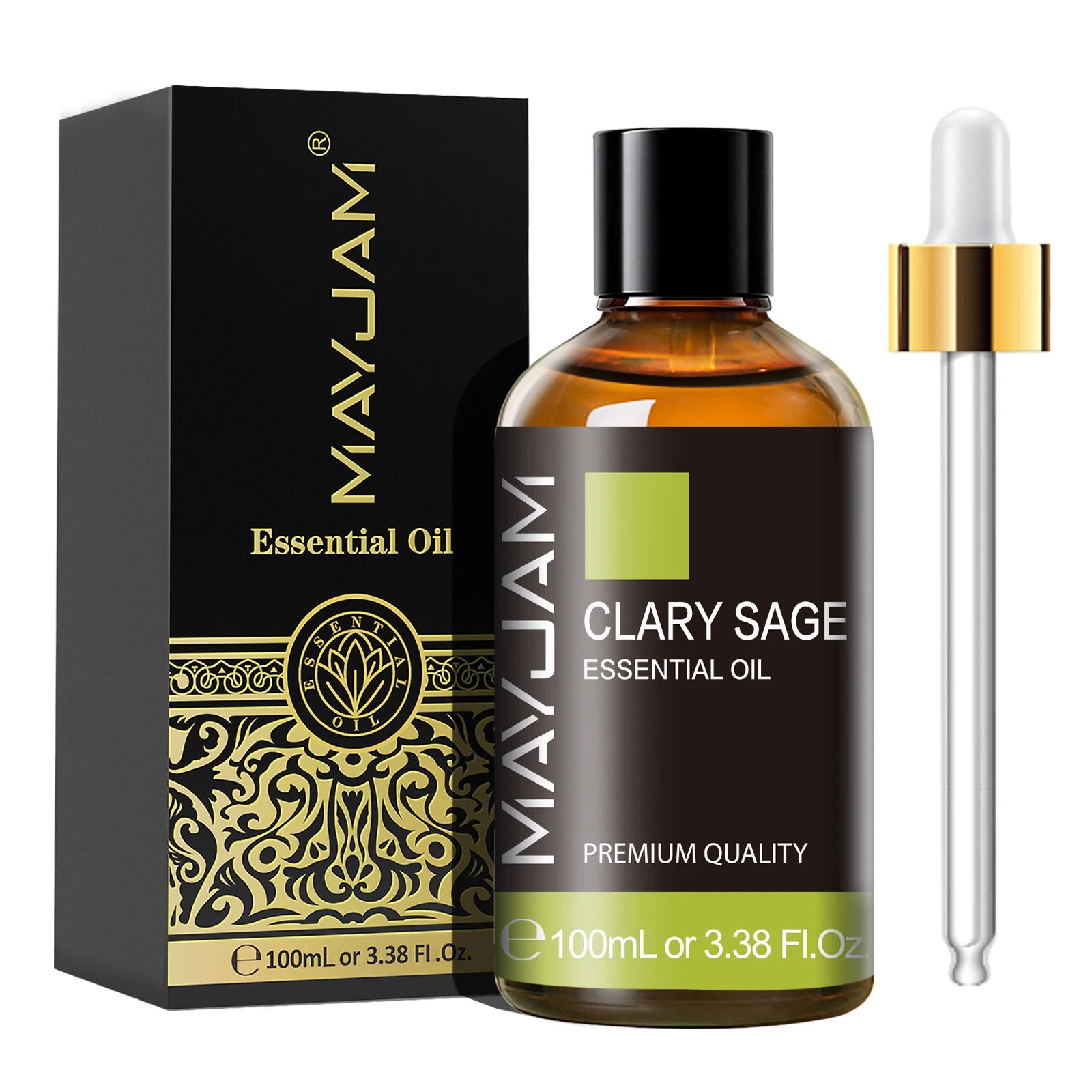 MAYJAM 100ML Essential Oil with Dropper – Sandalwood, Lavender, Eucalyptus, Vanilla