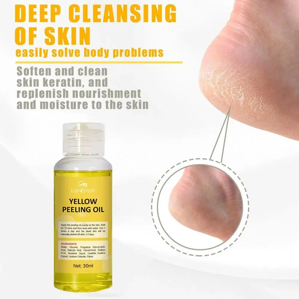 Organic Yellow Peeling Oil – Fast Whitening Exfoliant