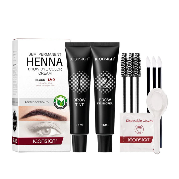 Waterproof Eyelash & Eyebrow Tint Dye Kit