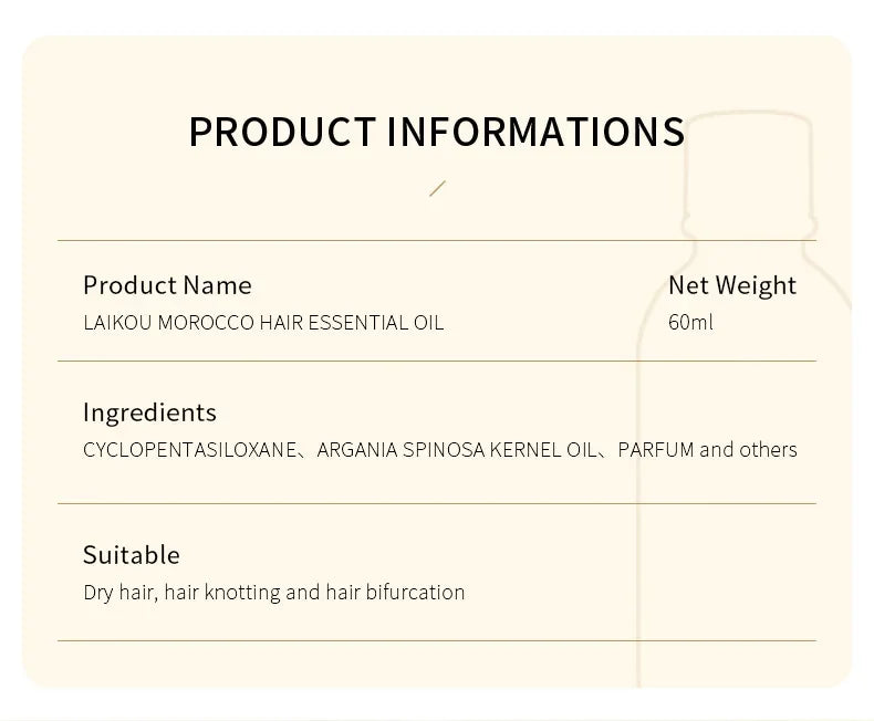 Argan Essence Hair Oil – Smooth, Nourish & Repair