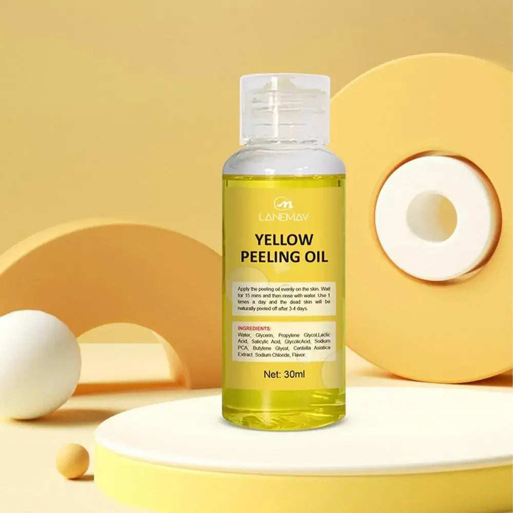 Organic Yellow Peeling Oil – Fast Whitening Exfoliant