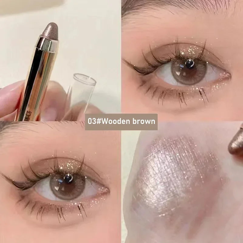 Double-Ended Eyeshadow Stick – Matte & Glitter, Waterproof & High Pigment
