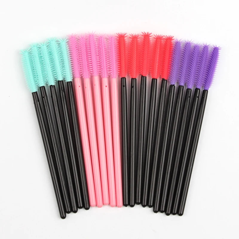 5/25/50pcs Crystal Eyelash Brush Applicators