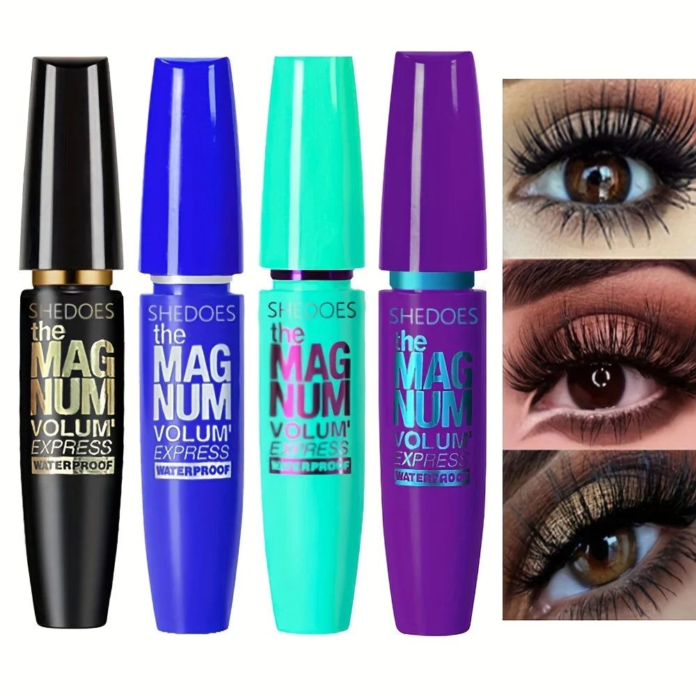 4D Black Mascara – Thickening, Lengthening & Waterproof Fiber Formula