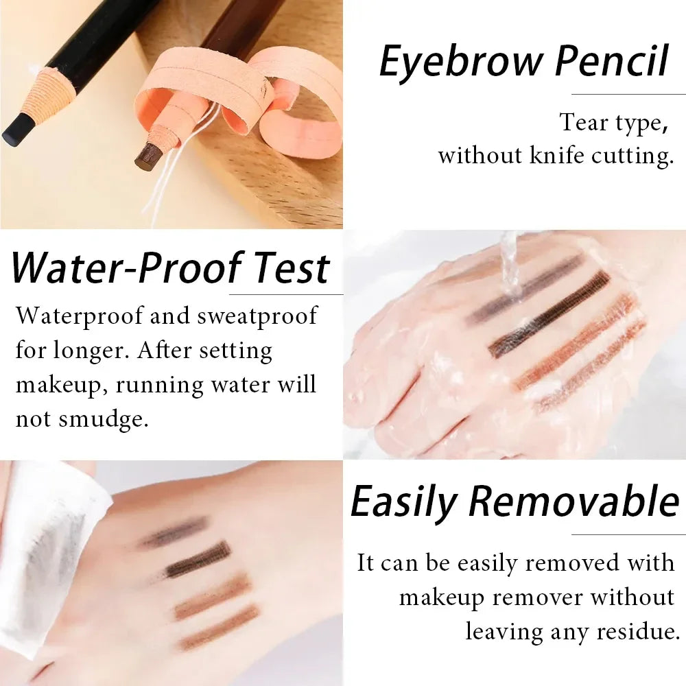 5pcs Waterproof Microblading Eyebrow Pencil Set