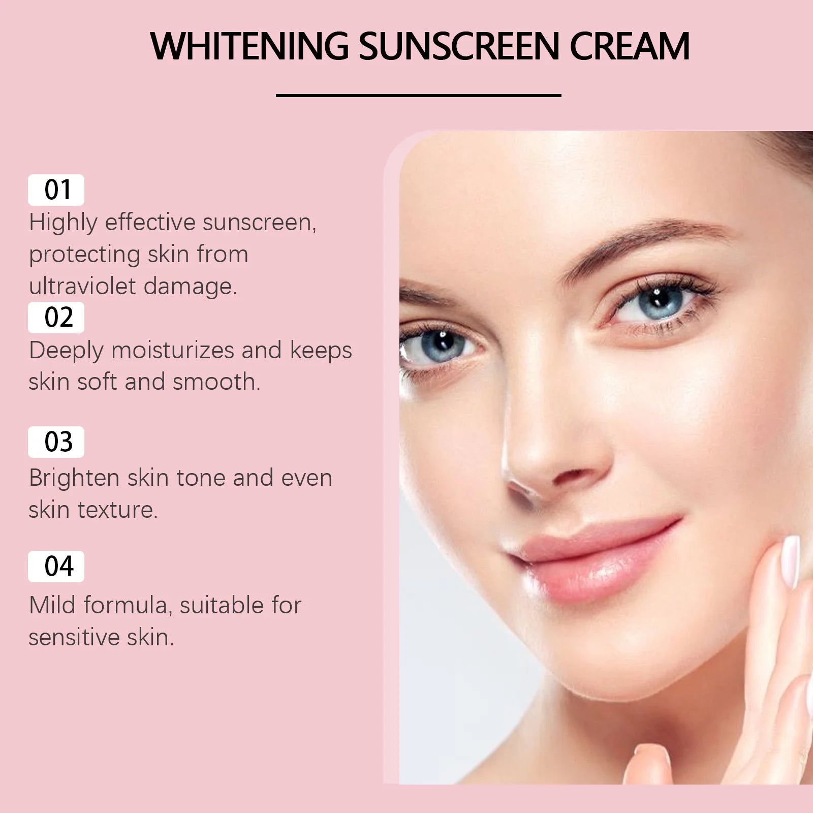 Hyaluronic Acid Sunscreen Cream – Face & Body UV Protection